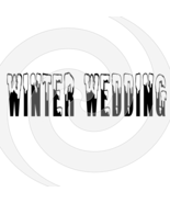 Winter Wedding Font 4smp-Digital ClipArt-Art Clip-Gift Tag-T shirt-Holiday - $5.00