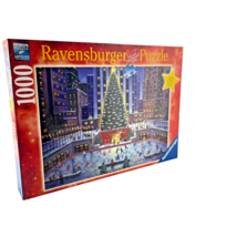 Ravensburger Christmas Rockefeller Center Ice Skating NYC 1000 Piece Puzzle - £21.95 GBP