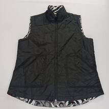 Casual Identity RN#45749 Women's Floral Multicolor & Black Reversible Vest Large image 11