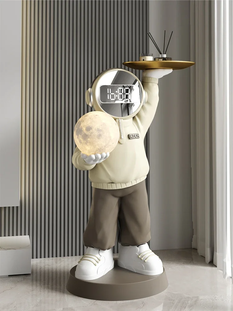 Home Decor Creative Astronaut Statue Large Floor Ornaments Nordic Style Art - £266.51 GBP