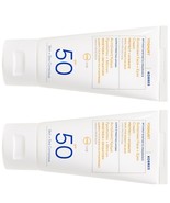 2 Pack Korres Sunscreen Face Eyes Protect Hydrate Cream FREE SHIP - $1,061.00 MXN