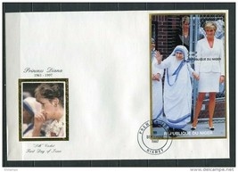 Niger 1997 Cover Souvenir Sheet  MNH Diana Princess of Wales Silk Cachete Mother - £2.37 GBP