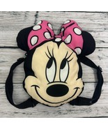 Disney Jr. Minnie Mouse Toddlers Pillow Plush Carry Bag Back Pack w/ Zip... - $9.49