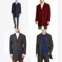 Calvin Klein Mens Prosper X-Fit Slim Fit Overcoat, Choose Sz/Color - £67.13 GBP