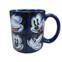 Disney Faces of Mickey Large Blue Mug SKU 1058 - $17.53