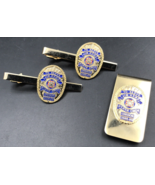 VTG Lot of Oregon VFW State Commander Jim Hand 2008-09 Tie Bar &amp; Money Clip - $18.53