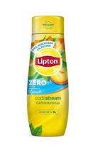 Sodastream EUROPEAN Lipton Black Tea PEACH ZERO sirup 440ml/9l FREEE SHI... - $27.71