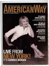 American Way American Airlines InFlight Magazine 5-15-2003 Candace Bergen  - $14.85