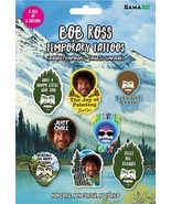 Bob Ross The Joy of Painting Temporary Tattoos Two Sets of 8 NEW UNUSED - £4.68 GBP