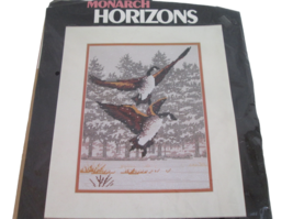 Monarch Horizons Canada Geese Counted Cross Stitch Kit CS23 Roger W Rein... - $13.86