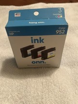 ONN 952 HP Standard Yield Ink Cartridges, 3 Colors - $11.29