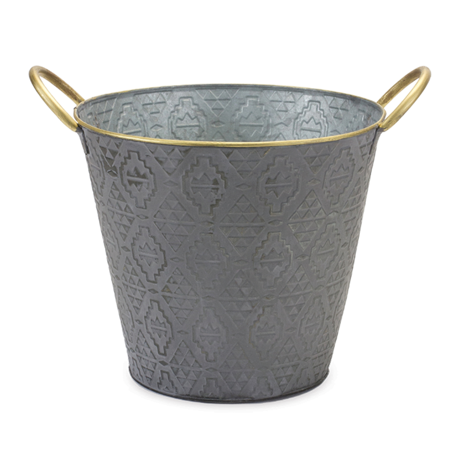 Metal Aztec Pail Planter (Set of 3) - $67.06