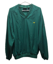 Masters Golf Augusta Georgia Logo Polyester Pullover Apparel Green Jacket L - £15.77 GBP