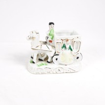 Small Carriage Coach Planter Vintage Japan Ceramic - $24.60