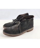 Mens Clarks Bushacre Lace-Up Gray Suede Chukka Boots Men&#39;s 10.5 M Very Nice - £31.10 GBP