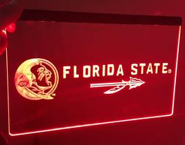 Florida State Football Illuminated LED Neon Sign Home Decor, Lights Décor Art  - £20.77 GBP+