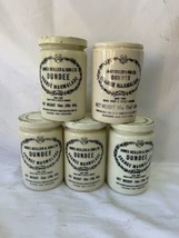 Lot of 5 Antique Dundee Orange Marmalade Stoneware Jar James Keiller &amp; Son LTD. - $279.99