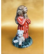 Royal Doulton Bunnykins Bedtime Bunnykins DB63 Second Version Red &amp; White - $200.07
