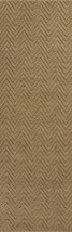 8&#39; Natural Chevron Hand Woven Runner Rug - $1,510.87 MXN