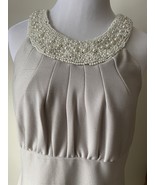 Cocktail halter beaded collar dress - $20.00