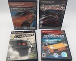 Need for Speed Underground Carbon Pro Street Hot Pursuit 2 PS2 Complete ... - $29.02