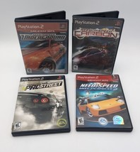 Need for Speed Underground Carbon Pro Street Hot Pursuit 2 PS2 Complete ... - £23.11 GBP