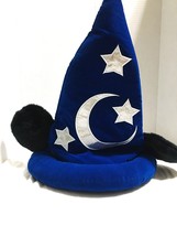 DISNEYLAND  Mickey Mouse Fantasia Blue Sorcerers Wizard Hat Light Up NEW - $20.10