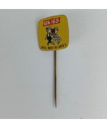Vintage UK 65 Speed Nooit Bij Auto&#39;s Europeon Stick Lapel Pin - $8.42