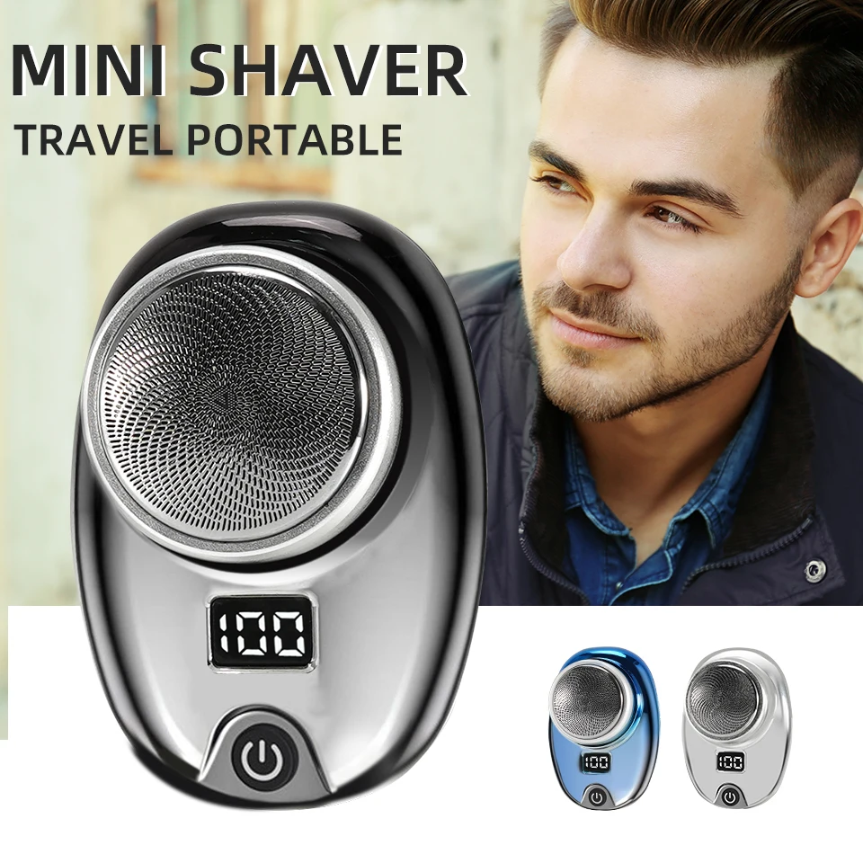 Electric Shaver Portable Razor Man Travel Wet And Dry USB Rechargeable S... - $21.83+