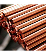T2 Red Copper Round Rod Bar Solid Lathe Bar Cutting Tool Metal Diameter ... - $43.85 CAD+