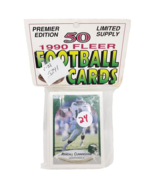 Fleer 1990 Football Premier Edition Jumbo Pack Cunningham/Rypien Jumbo Pack - $9.89