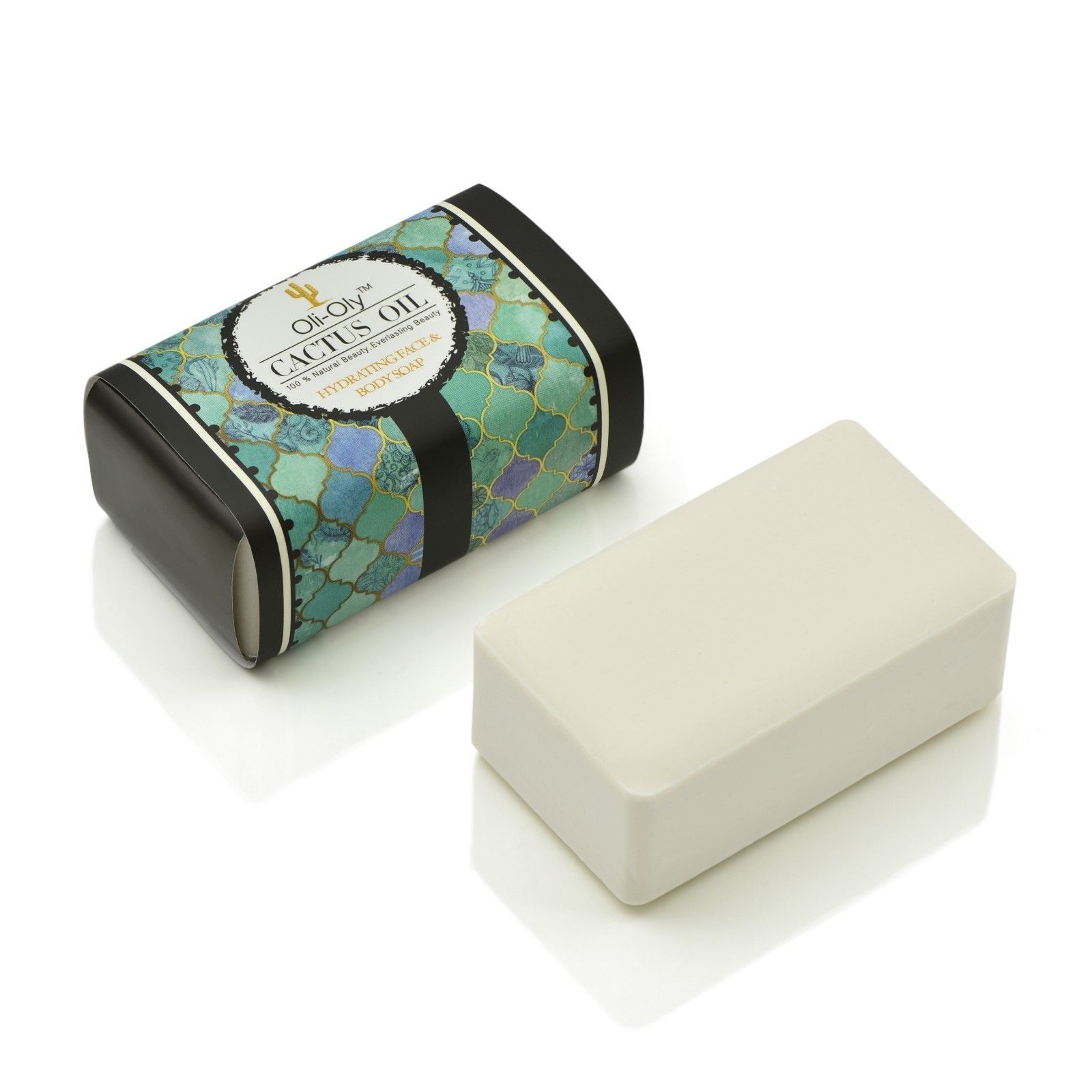 Natural Hydrating Face & Body Soap Moroccan Cactus Oil 50 g by Oli-Oly Item image 2