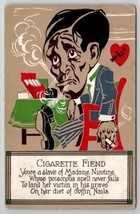 Cigarette Friend A Slave Of Madame Nicotine A Diet Her Coffin Nails Postcard R29 - £7.79 GBP