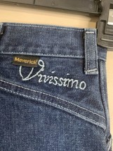 Vintage 70s Maverick Jeans Western Rodeo Womens Jr Sz 11 Straight Made I... - £37.91 GBP