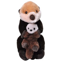 WILD REPUBLIC Mom and Baby Sea Otter, Stuffed Animal, 12 inches, Gift for Kids,  - £41.66 GBP