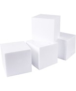 4 Pack Foam Cube Squares For Crafts, 6X6X6&quot; White Blocks For, Diy Projects - $42.99