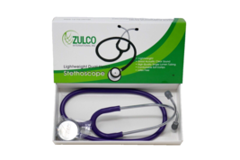 Zulco Lightweight Purple Lilac Tube Dual Head Stethoscope - $24.99