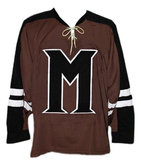 Brian birdie burns mystery alaska movie hockey jersey brown   1