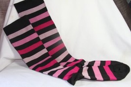 Compression Socks (new) HLTPRO ORTHO SOCK - STRIPED BLACK, PURPLE, PINK ... - £12.72 GBP