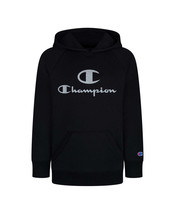 Champion Big Girls Glitter C Script Hoodie - $375.42 MXN