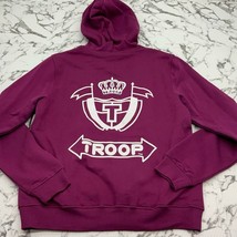 Men&#39;s Troop Purple | White Fashion Pull Over Hoodie NWT - $98.00
