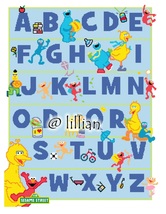 SESAME STREET FRIENDS ELMO Alphabetical ABC to Z Cross Stitch Pattern Pa... - £5.47 GBP