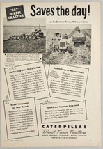 1951 Print Ad Caterpillar CAT D4 Diesel Crawler Tractors Beetsma Farms,Indiana - £16.84 GBP