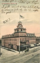 Elkhart Indiana 1907 Hotel Bucklen Postcard hand colored Mennonite 11320 - $5.49