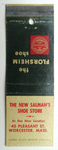 New Salman&#39;s Shoe Store - Worcester, Massachusetts 20 Strike Matchbook C... - $2.00