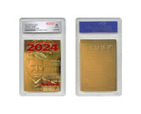 DONALD TRUMP 2024 Save America 23K GOLD SIGNATURE Card - Graded GEM-MINT 10 - £12.39 GBP