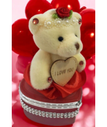 I Love You Bear With Heart Shaped Jewelry Gift Box Red - €16,98 EUR