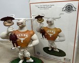 COLLEGATE Licensed Product Texas A&amp;M Vs Texas Rivalry Figurine LE # 929/... - $64.34