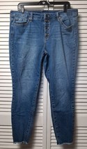 ND New Directions Weekend Skinny Jeans Ladies Size 14 Stretch Button Fly... - $13.99
