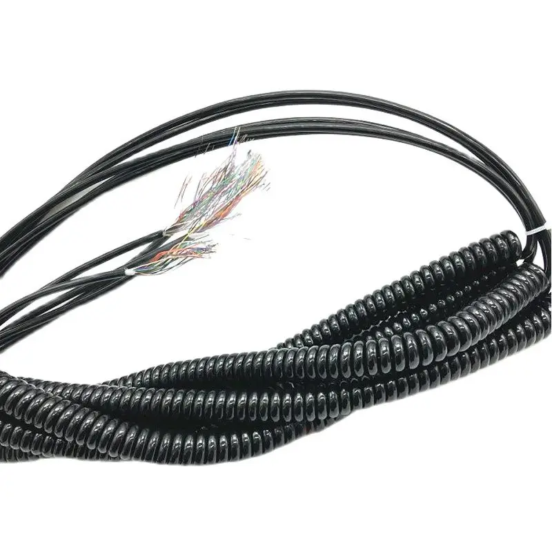 CALT 7 12 15 16 17 19 21 Cores ed Spring Spiral Shield Cable 4m 6m CNC Handwheel - £297.65 GBP